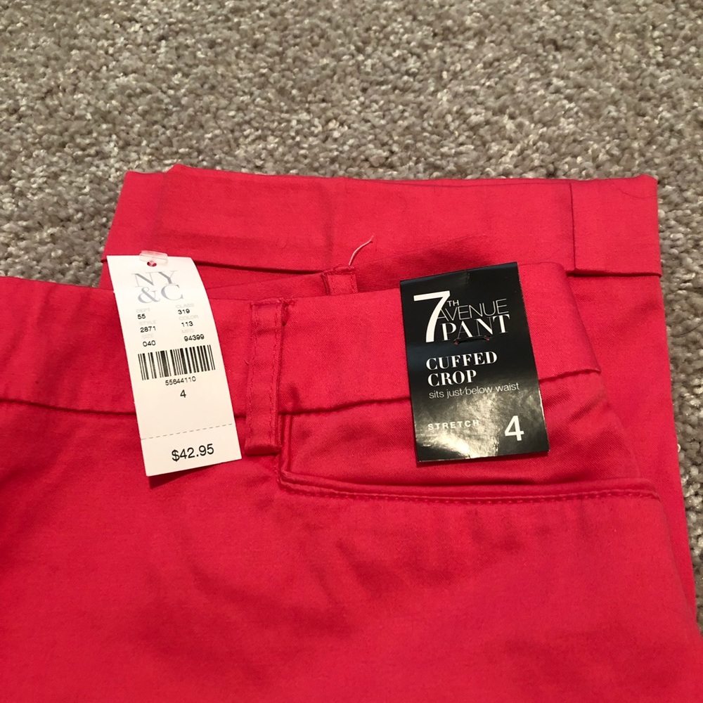 NY&C 7th Ave Cuffed Crop Pants